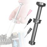Metal Syringe Plunger Dispenser,Solder Paste Propulsion Tool Easy to Use Sturdy Solder Flux Pastes