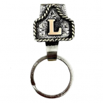 Vanaaegne Kirja V&otilde;tmehoidja L&auml;&auml;ne Kauboi Stiilis A kuni Z 26 Suurt&auml;hte V&otilde;tmer&otilde;ngas Metallist T&auml;hestik V&otilde;tmehoidja V&ouml;&ouml;kotile Riputatav Dekoratiivne Ripats L