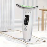 Laetav n&auml;o- ja kaelamassaažiseade, 7 režiimiga n&auml;omassaaži hooldusvahend, ideaalne kingitus naistele ja t&uuml;drukutele valge