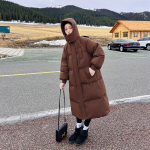 DAFIFY Naiste Mood Vabaaja S&uuml;gis Talv &Uuml;hev&auml;rviline Tr&uuml;kiga Pikkade Varrukatega Jakid ja Mantlid Sulemantlid XXXL kohv