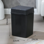 Automaatne nutikas induktsiooniga pr&uuml;gikast koju &ndash; Suur mahutavus elutuppa, k&ouml;&ouml;ki, vannituppa Long-lasting Battery - Rechargable