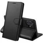 Coque pour iPhone 17 - Portefeuille Noir Rabat Clapet Aimant&eacute; Rangement Cartes Phonillico&reg; must