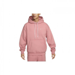 Nike Solo Swoosh &Uuml;hev&auml;rviline Kapuutsiga Pingutusn&ouml;&ouml;riga Fliisist Vabaaja Pikkade Varrukatega Pusas&auml;rk Meeste pusas&auml;rk Stardust-Red DX1356-618 M