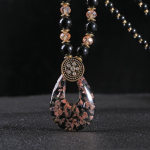 Vintage Bohemian Statement Beads kaelakeed naistele Ehted Aksessuaarid