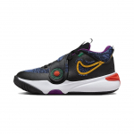 Nike Team Hustle D11 SE PS M&uuml;stiline Sinine Laste Tennised Must Kosmiline-Savikollane &Uuml;likoolikuld FQ7659-001 33.5