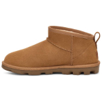 UGG Kahekihilised Nahast Soojad Libisemiskindlad Mugavad &Uuml;hev&auml;rvilised L&uuml;hikesed Lumisaapad Unisex Lumisaapad Pruun 1166732-CHE 37 brown