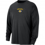 Nike X NBA Courtside Los Angeles Lakers Pullover L&otilde;tv Vabaaja Pikkade Varrukatega T-s&auml;rk Meeste T-s&auml;rk Must HQ0674-010 S