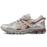 Asics Gel-Kahana 8 Funktsionaalne kangas S&uuml;nteetiline nahk Vastupidavad Madalad Vabaaja Maastikujooksukingad Naiste toss Hall Punane 1012A978-023 39.5