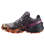 Salomon Speedcross 6 Mugavad l&ouml;&ouml;ki summutavad libisemiskindlad madalad jooksukingad Naiste toss Lilla Must Oranž 474657 36⅔