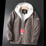Norra meeste kahekihiline fliisjakk - Paks, tiheda voodriga s&uuml;giseks/talveks 2XL 100-110kg tume khaki v&auml;rv