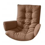 Veekindel Munatooli Padi Paksenenud Terrassi Rippkorvi Toolipadi Munatooli Padi K&auml;etugedega Sise-V&auml;listingimustes Korvkiik 120 cm veinipunane v&auml;rv