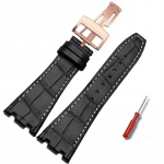 Audemars Piguet AP15400 15703 15500 Royal Oak seeria meeste nahast kellarihm Topelt n&otilde;gusa liidesega kellarihm meestele 26mm 26mm