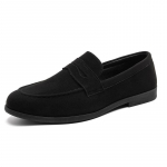 Suede Loafers Mees Suur Suurus Mugav Slip-on Vabaaja Kingad Meeste Korterid Retro Pruunid Mokassiinid Meestele de hombre 39