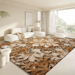 Kaasaegne Valge Suur Vaip Elutuppa Luksuslik Kuldne Vaip Kodu Kaunistus Magamistoa Matt Voodi&auml;&auml;rne Pehme Libisemisvastane 200x300 Vaibad 120*160cm