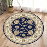 Bohemia ringikujuline vaip Retro luksuslik elutoavaip Kodu kaunistus Suure pindalaga &uuml;mmargune vaip Mugav kohev pastoraalne tr&uuml;kisega 80X80CM