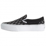 Vans Classic Slip-On Platvormiga Ruuduline Mugav Istuvus Rula Kingad Unisex Tossud Must VN000EA9CJK 35