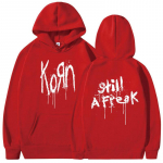 Korn Music Concert Rock Band WORLD TOUR Hoodie Meeste Vintage Metal Gothic Oversized dressipluus Punk Hip Hop Hoodies T&auml;navar&otilde;ivad S