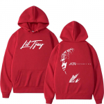 R&auml;ppar Lil Tjay Graafiline Huppar Destined 2 Win Muusikaalbum Pullover Dressipluus Mehed Naised Hip Hop Mood Kapuutsiga Gooti Streetwear S