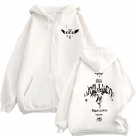 R&auml;ppar C.R.O Albumi Merch T&otilde;mblukuga Huppar Mehed Naised R&otilde;ivad Mood Hip Hop Pulloverid K&otilde;rge Kvaliteediga Fliis Pikkade Varrukatega Hupparid M valge