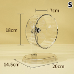 Hamstri puuri ratas Hamstri treeningratas Akr&uuml;&uuml;l L&auml;bipaistev Libisemisvastane Mitmek&uuml;lgne Lihtne Puhastada Alusega Hamstri Puuri jaoks