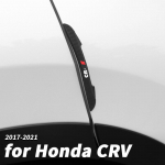 Auto uksekaitse turvapadja puhverriba kriimustuskaitse auto kummist kaitseraua kleebised Honda CRV CR-V 2017 jaoks black 4PCS