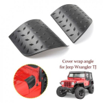 2X Must Kapoti Kere Soomuse Nurga Kate Kaitsed Sobivad Jeep Wrangler TJ 1997-2007 gray