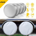 4 Wheel Fit Tire Cover RV Truck Car to Auto Camper 27 to 29 Diameter Trailer t