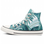 Converse Chuck Taylor All Star Hi Vabaaja V&auml;rvilised K&otilde;rge s&auml;&auml;rega L&otilde;uendikingad Unisex Valge ja Roheline 37.5