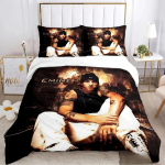 Hiphop Rapper Eminem Voodipesu Komplekt Eminem Hip-hopi Laulja Prindiga Tekikoti Komplektid Moodne Magamistoa Kaunistus Laste Kingitus Duvet Cover Set&EU Single(135x200cm) black