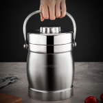 Maxcook Roostevabast Terasest Kahekihiline Isoleeritud Toidu purk 1.5L