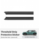 Auto ukse l&ouml;&ouml;givastane matt Mini Cooper J01 J05 U25 F65 F66 F67 2024 2025 jaoks Auto mustusekindel laste l&ouml;&ouml;gipadi Tarvikud Carbon black F66