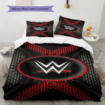 WWE Muster Voodipesu Tekikomplekt Tekikate Padjap&uuml;&uuml;r Kodukaunistus Kingitus (1 * tekikott + 2 * padjap&uuml;&uuml;ri, ilma s&uuml;damikuta) 135x200cm