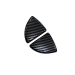 Carbon fiber Car Center Console Lid panel Armrest Box Trim Protective Cover Stickers For Mercedes Benz E class W211 2003-2008 2PCS style A B