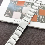 Kvaliteetne t&auml;isterasest k&auml;ev&otilde;ru Tissot 1853 T095 rihma jaoks T095449a T095417a T09544a Originaalterasest rihm Teraskett Meestele 19mm