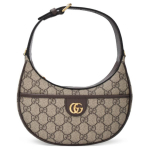 Gucci Ophidia GG Logo Vintage Kett-&otilde;larihm L&otilde;uend Nahkdetailidega V&auml;ike kott Naiste &Otilde;lakott Beež Eebenipuu 772308-K9GSG-8367 Basic Set (Bag+Dust Bag)