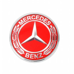 3D ABS Logo Auto Esiv&otilde;re Esikatte Embleemi Kleebis Mercedes Benz W203 W204 W205 W206 W212 W213 W221 W222 W223 jaoks Tarvikud 2pins silver cap
