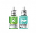 Anua 10+ Aselaiinhappe seerum 30ml + Anua 100+ PDRN H&uuml;aluroonhappe kapslite seerum 30ml Komplekt set