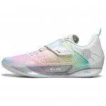 Li Ning Wade 808 4 Ultra Korvpallijalatsid Meeste Madalad Frost White/Soft Cherry Blossom Pink/Sky Blue ABAU031-8 47.5