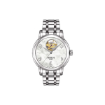 TISSOT Heart Collection Automaatne Mehaaniline Liikumine Naiste K&auml;ekell 35mm Valge sihver Roostevabast terasest korpus T050.207.11.116.00 Silver Dial