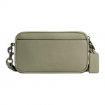 K&auml;ekott Jayden 19 Reguleeritava &otilde;larihmaga Krokodillimustriga Nahk ja Sile Vasikanahk Crossbody Kott Meeste Crossbody Kott Lubjaroheline CR179-QBPST Basic Set (Bag+Dust Bag)