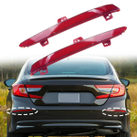 2pcs Car Rear Bumper Reflector reflective strips For Honda Accord 10th Generation 2018  33555-TVA-H01 33505-TVA-H01 gray