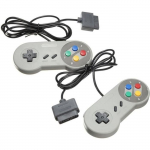 TRIXES 2 x Manette de Jeu R&eacute;tro Compatible SNES pour Remplacement