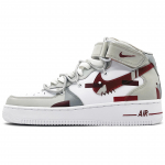 Nike Air Force 1 '07 Air Force 1 libisemiskindel kulumiskindel keskmise k&otilde;rgusega rulaketsid Meeste Hall Punane Valge CW2289-111(Team131-) 38.5