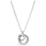 Pandora Uus L&otilde;pmatu Ring Pere Igavene Ripats Naiste kaelakee H&otilde;be 391455C01 Box