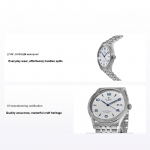 Tudor 1926 Seeria Automaatne Mehaaniline Liikumine 100m Veekindel Kuup&auml;evan&auml;idik Reljeefne Meeste Kell 39mm H&otilde;bedane T&auml;hik Meeste kellad M91550-0005 26-Day Warranty (Random Date)