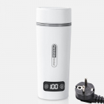 Kaasaskantav veekeetja vee keetmiseks 300 W 350 ml roostevabast terasest lekkekindel EU Plug valge