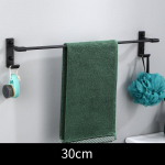 Tuqiu k&auml;ter&auml;tikuivati ​​seinale kinnitatav 30-50 CM k&auml;ter&auml;tikuivati ​​vannituba alumiiniumist must k&auml;ter&auml;tikuivati ​​k&auml;ter&auml;tikuivati ​​matt must k&auml;ter&auml;tikuhoidja