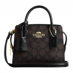 Coach Signature L&otilde;uend Mini Andrea T&otilde;mblukuga K&auml;ekott Risti Keha Kott Naistele Igap&auml;evaseks Kasutamiseks Basic Set (Bag+Dust Bag)