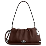 Coach Faye 26 Logoga T&otilde;mblukuga Magnetilise Kinnitusega Sile Nahk Pilvekotid Naiste k&auml;ekotid Vaher CV529-SVMPL Basic Set (Bag+Dust Bag)