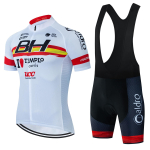 Maillot BH Coloma Team 2025 Jalgrattas&auml;rgi Komplekt Meeste L&uuml;hikeste Varrukatega Punased R&otilde;ivad Maanteejalgratta S&auml;rgid &Uuml;likond Jalgratta P&uuml;ksid P&uuml;ksid MTB Riided 3XL
